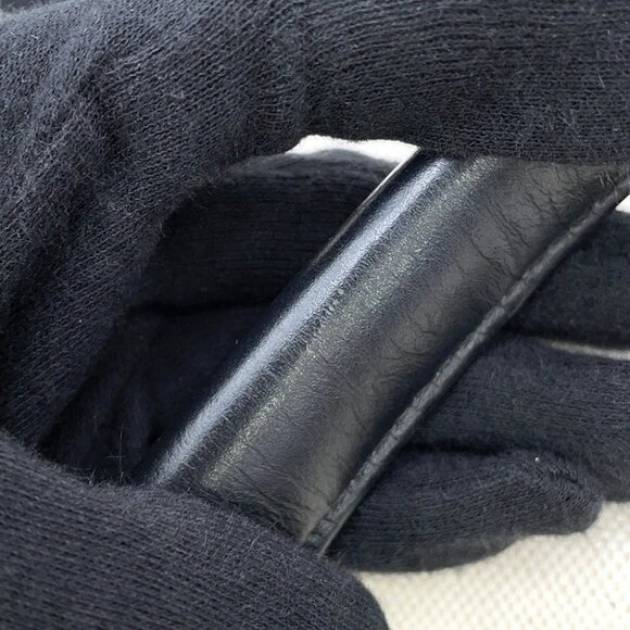 BALENCIAGA Navy Kabas Size S Canvas/Leather Natural/Black - Picture 9 of 16